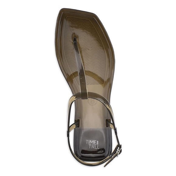 NWT Time and Tru Jelly Thongs Sandals - Picture 2 of 4